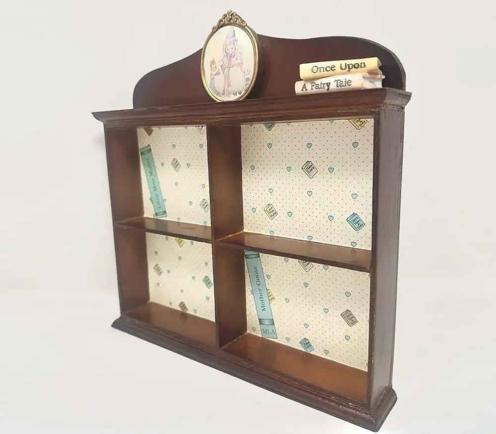 Wooden Fairytale Apothecary Shelf - “ Memories Of Yesterday “ by Enesco 1993